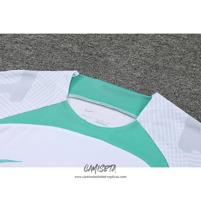 Chandal del Inter Milan 2022-2023 Manga Corta Blanco - Pantalon Corto